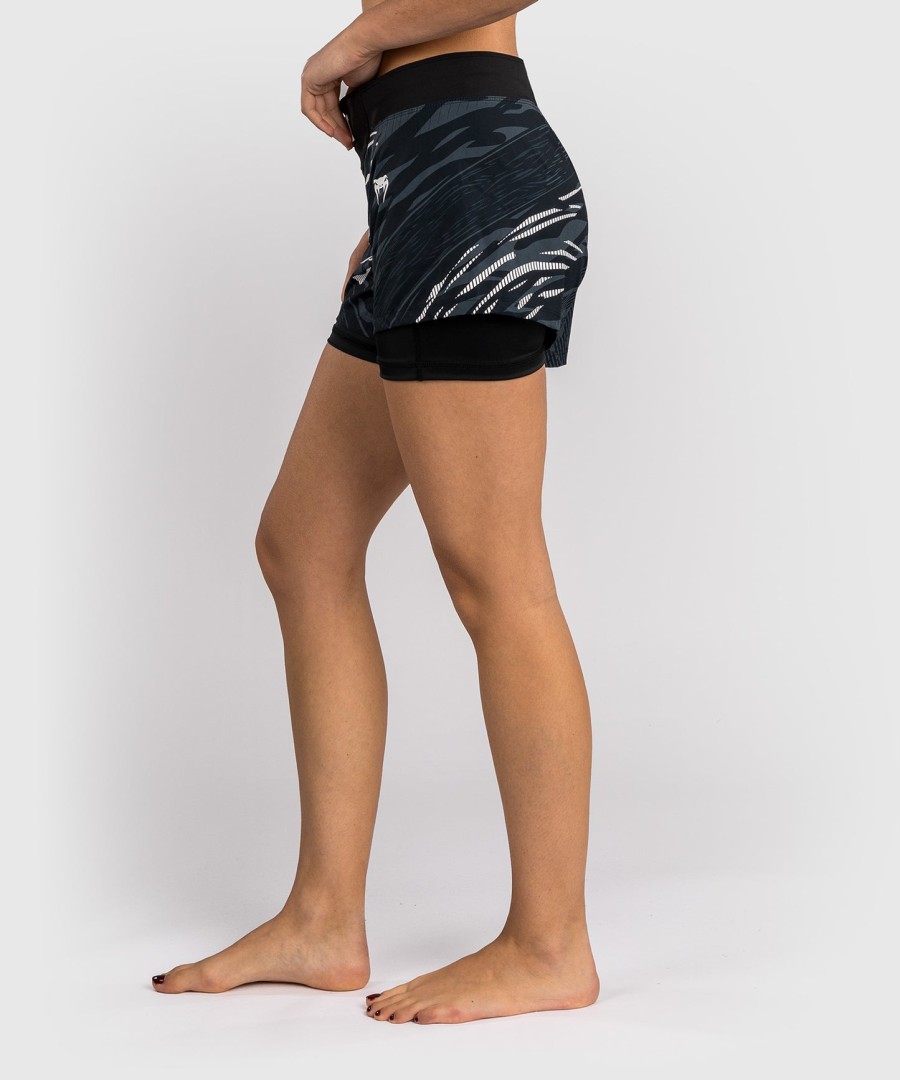 ufc fusion by venum authentic fight night damen-kampfshorts – schwarz