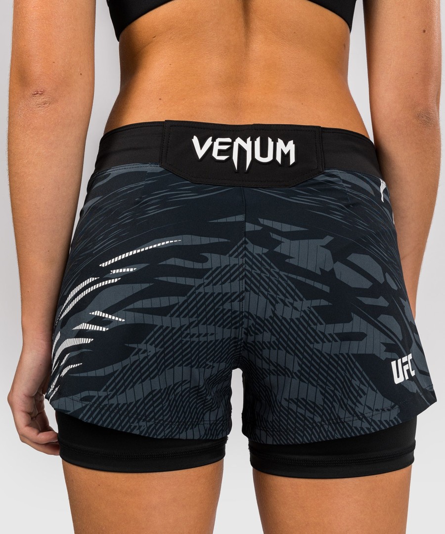 ufc fusion by venum authentic fight night damen-kampfshorts – schwarz