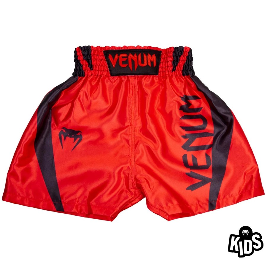 venum elite kinder-boxshorts - rotschwarz
