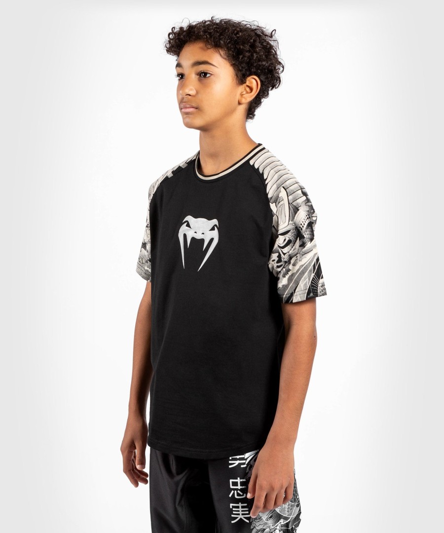 venum ykz21 kinder-t-shirt – schwarzweiß