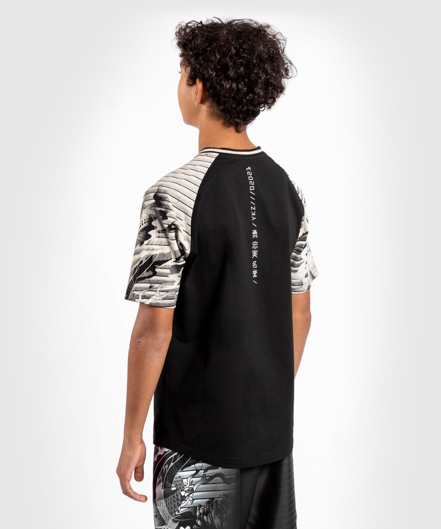 venum ykz21 kinder-t-shirt – schwarzweiß