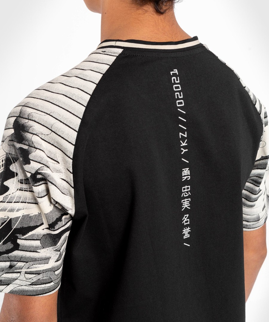 venum ykz21 kinder-t-shirt – schwarzweiß