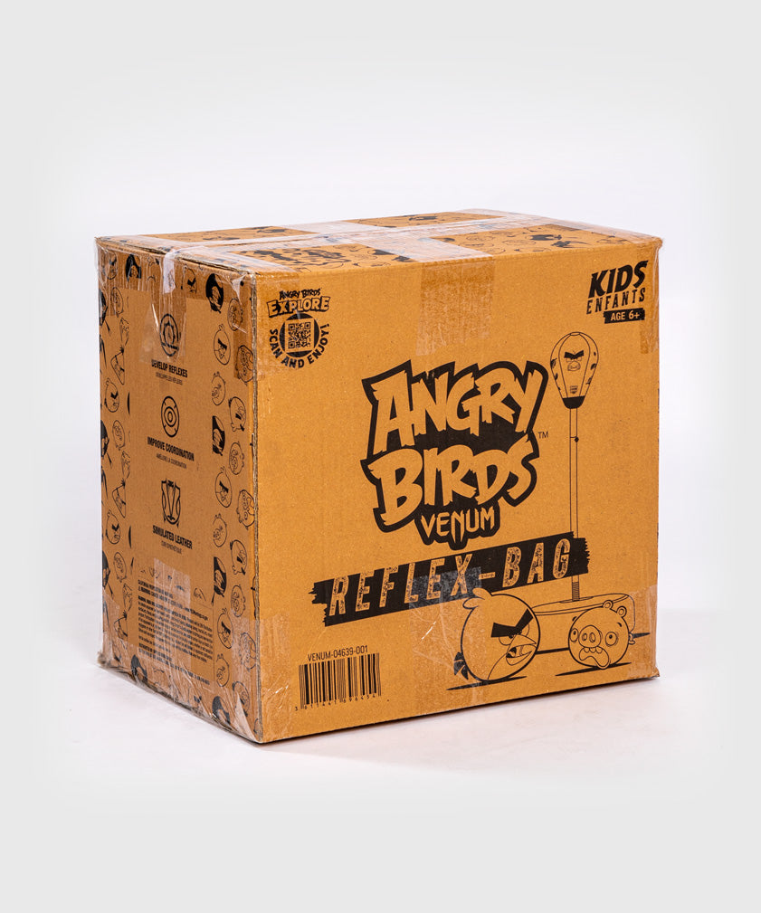 venum angry birds boxsack zum stehen – für kinder – schwarz
