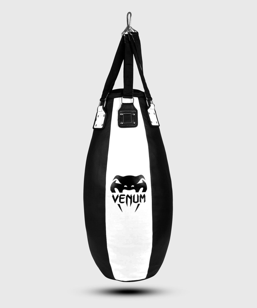 venum boxsack in tropfenform - schwarzweiß