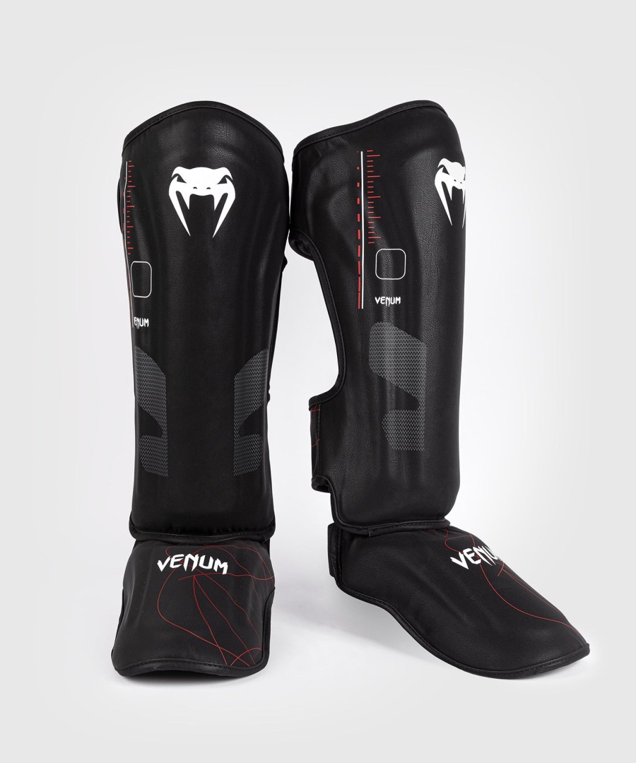 venum tactical xt schienbeinschoner – schwarzfeuerrot