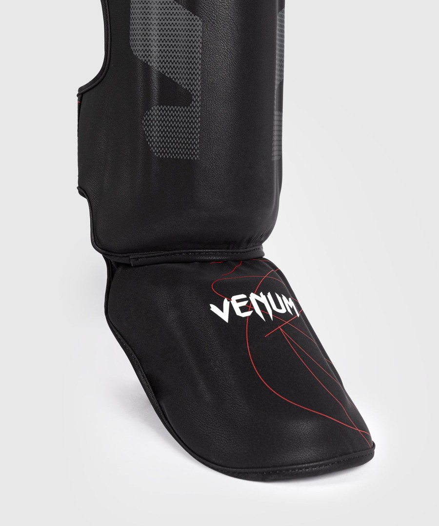 venum tactical xt schienbeinschoner – schwarzfeuerrot
