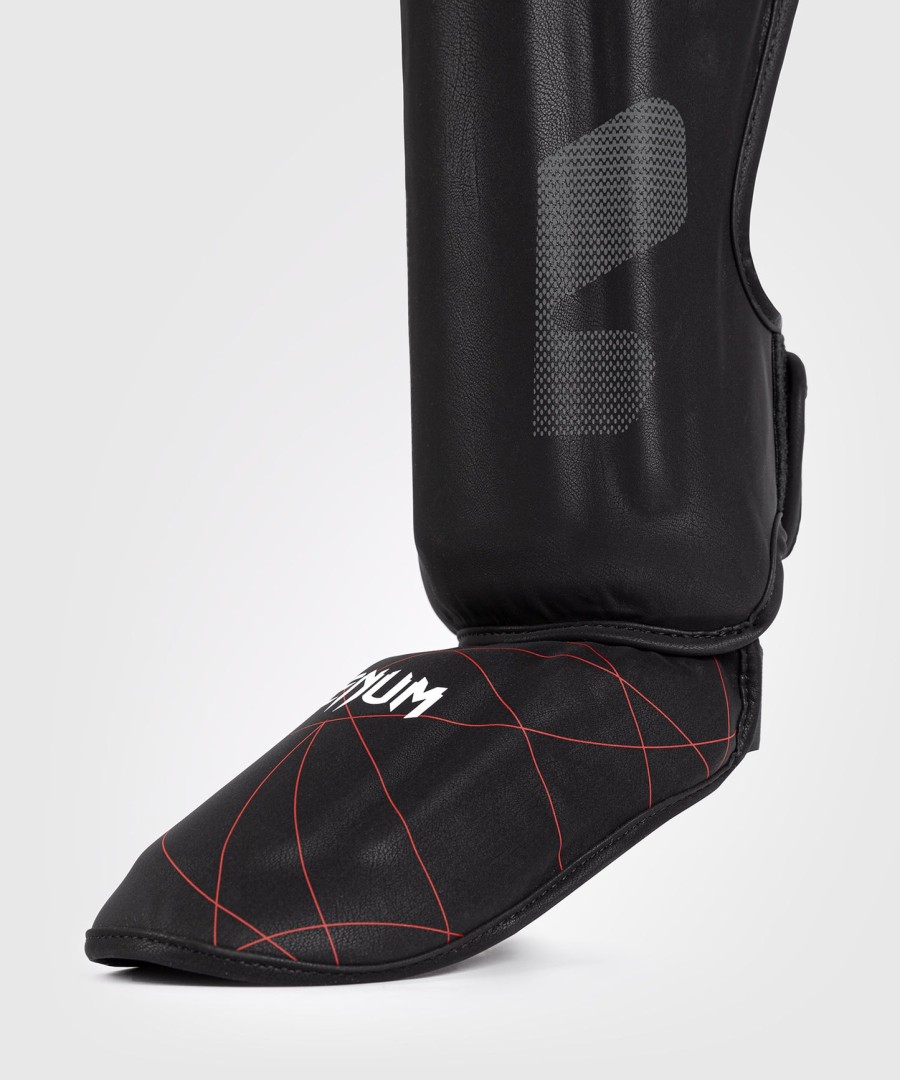 venum tactical xt schienbeinschoner – schwarzfeuerrot