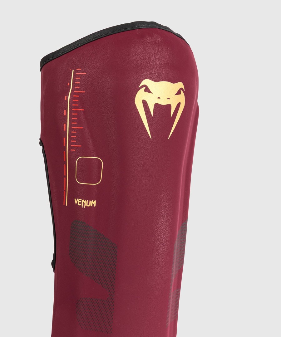 venum tactical xt schienbeinschoner – schwarzburgunderrotgold