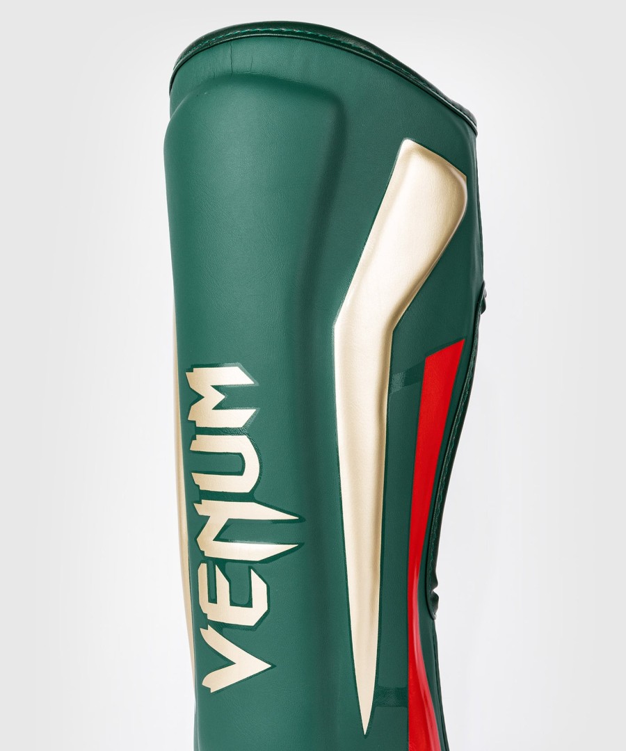 venum elite schienbeinschoner – grün – sonderedition