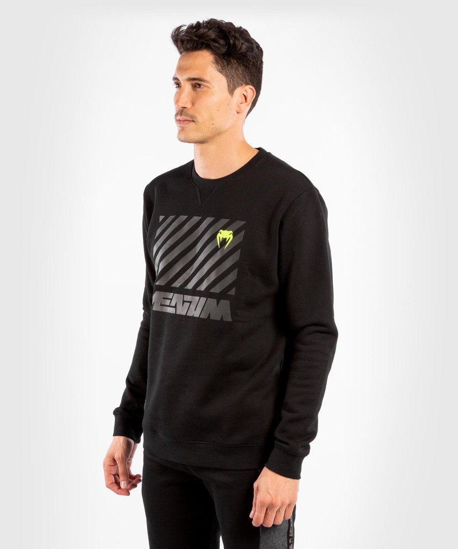 venum stripes rundhals-sweatshirt – schwarz