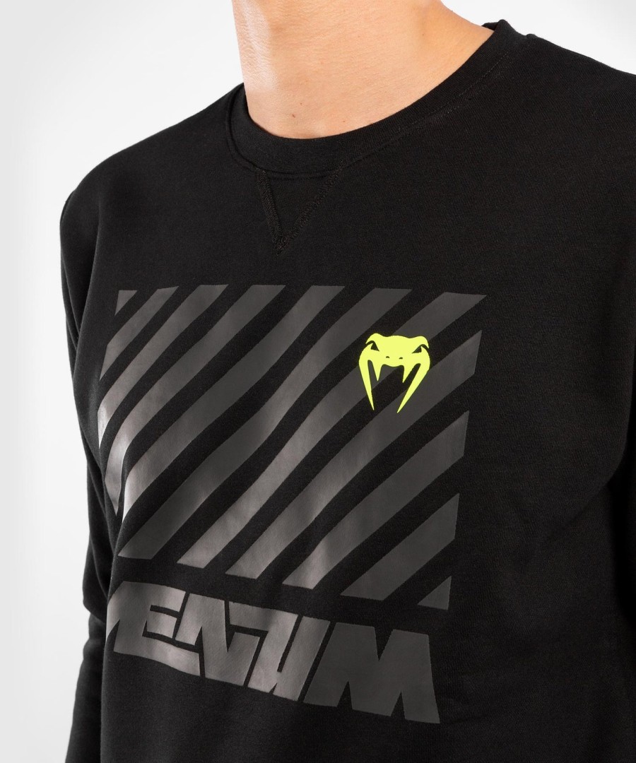 venum stripes rundhals-sweatshirt – schwarz