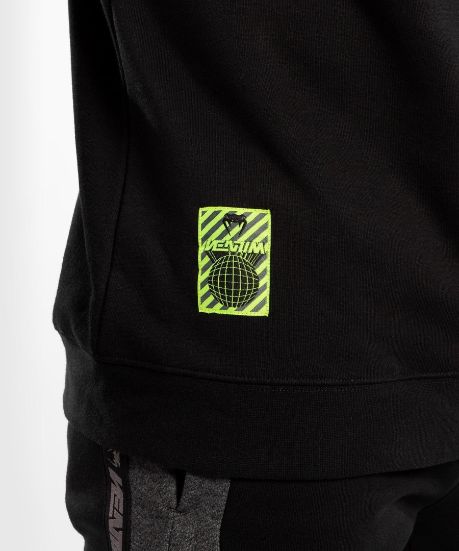 venum stripes rundhals-sweatshirt – schwarz