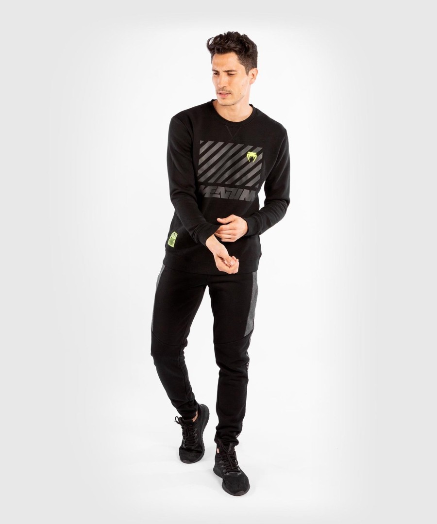 venum stripes rundhals-sweatshirt – schwarz