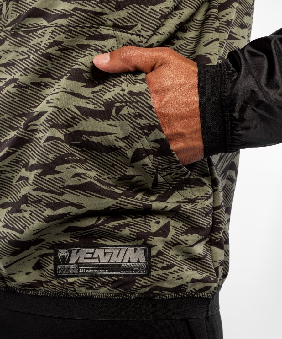 venum laser xt hoodie – schwarzwaldgrün-tarnmuster