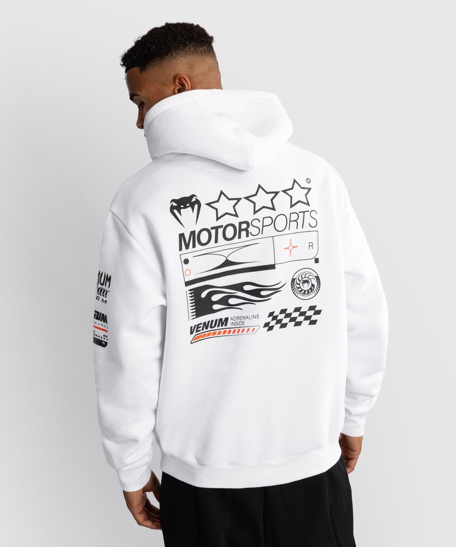 venum motorsport hoodie – schneeweiß