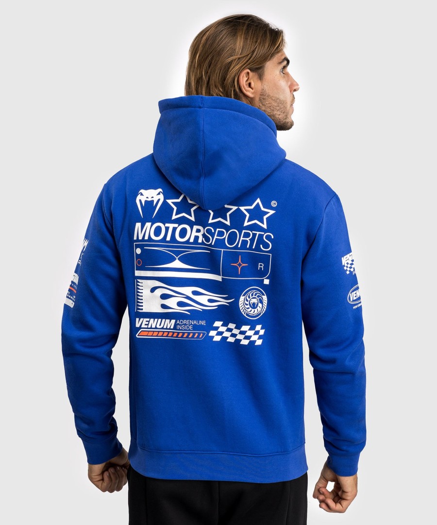 venum motorsport kapuzenpullover – königsblau
