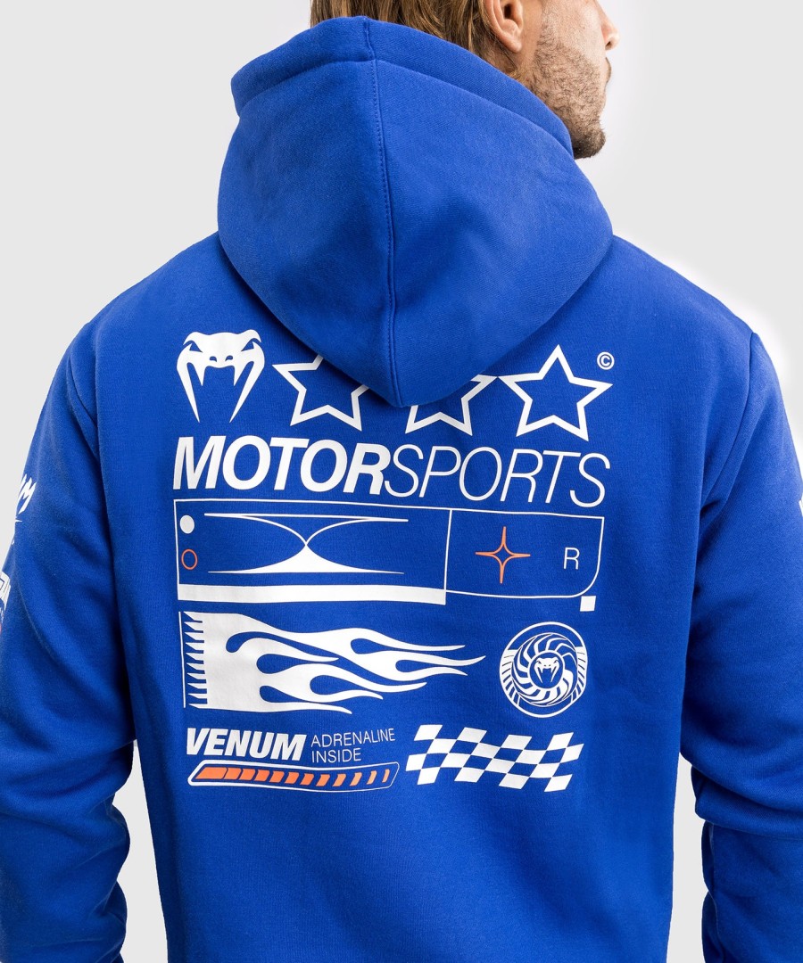 venum motorsport kapuzenpullover – königsblau