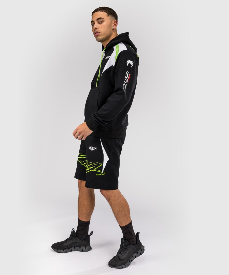 venum x bud racing herren-hoodie – schwarzweißhellgrün