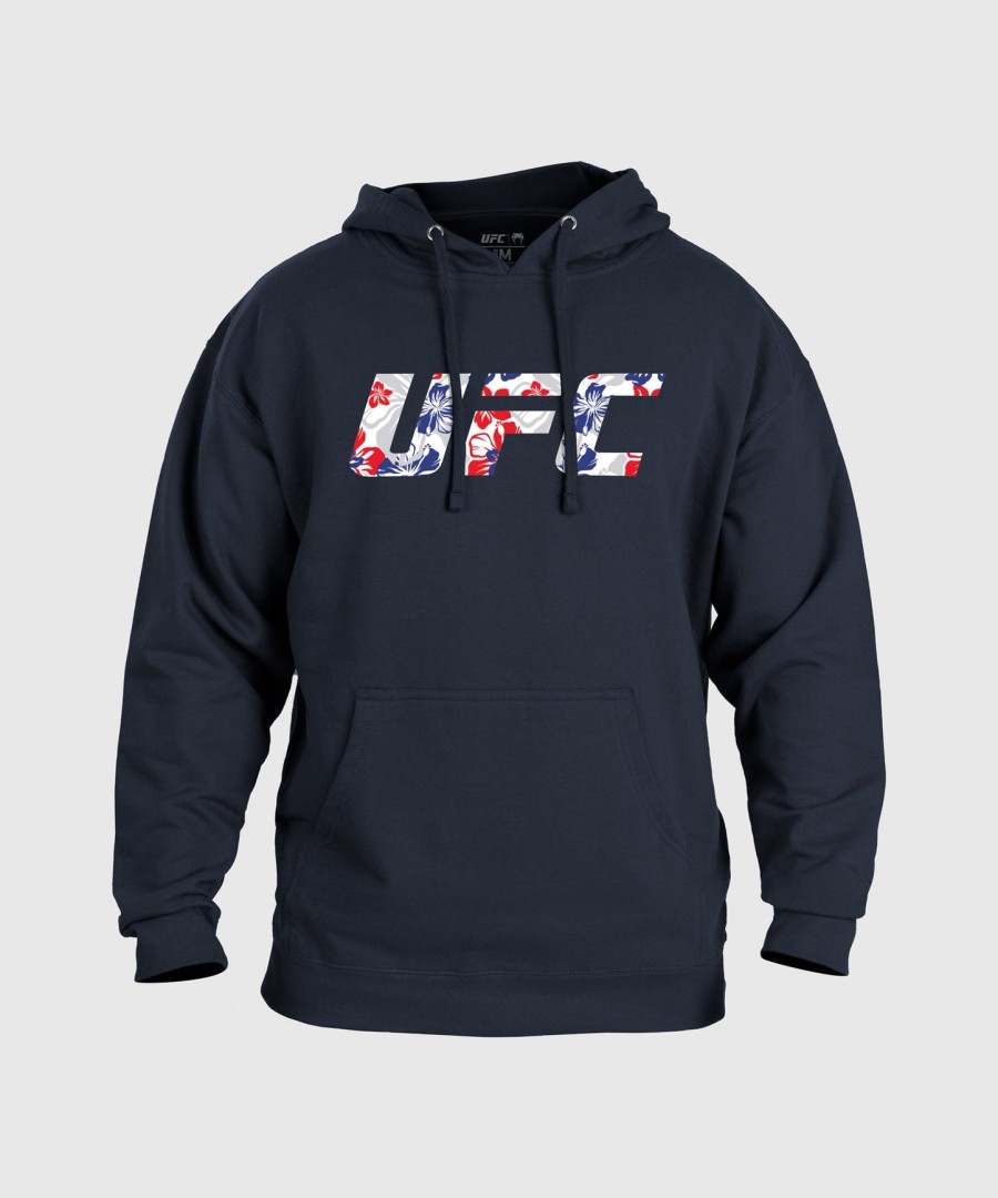 ufc unrivaled by venum navy max holloway hoodie für herren