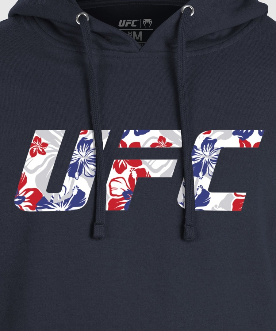 ufc unrivaled by venum navy max holloway hoodie für herren