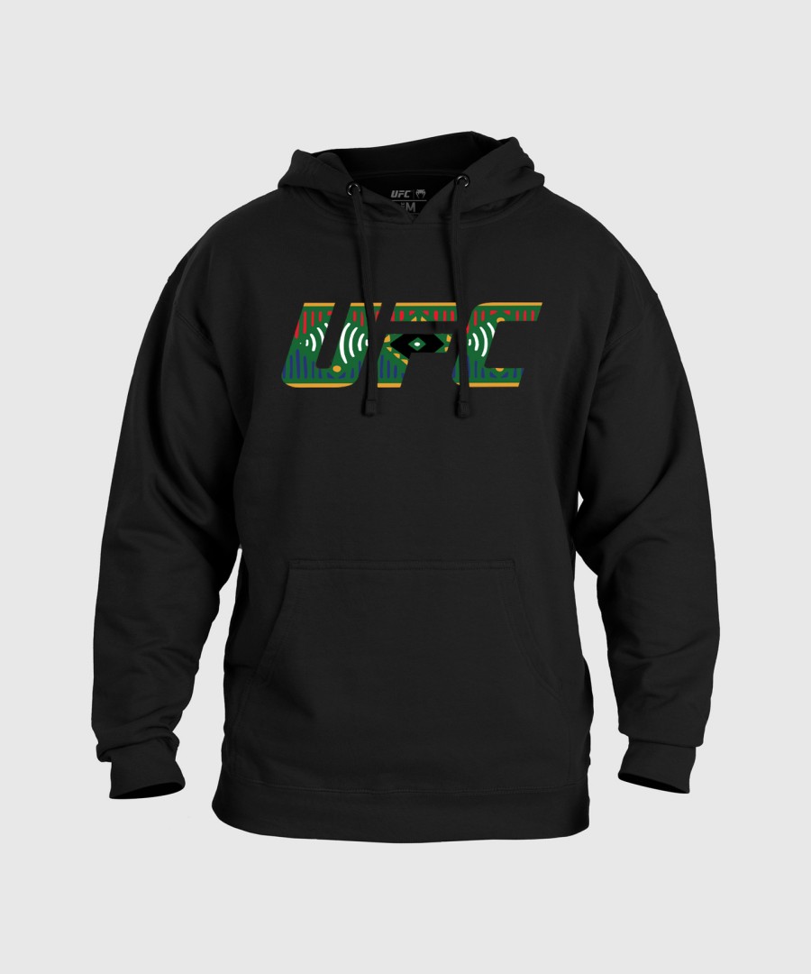 ufc unrivaled by venum herren-hoodie schwarz dricus du plessis