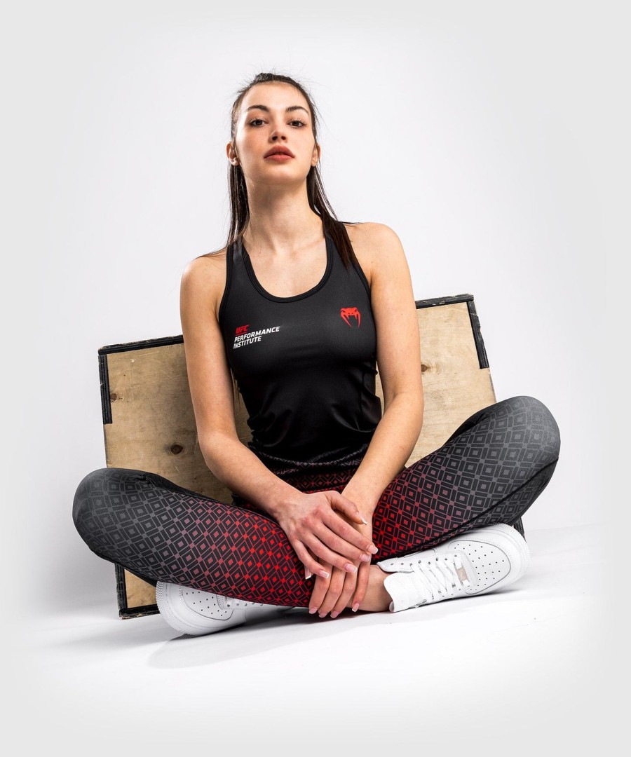 ufc venum performance institute dry tech tanktop – für damen – schwarzrot