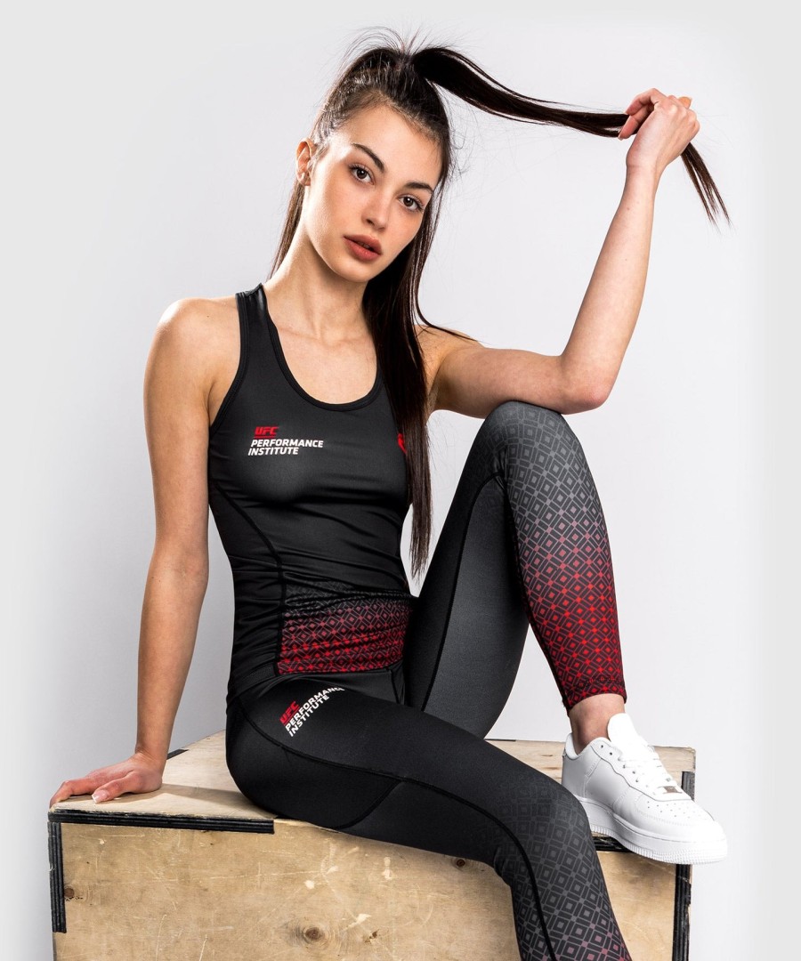 ufc venum performance institute dry tech tanktop – für damen – schwarzrot