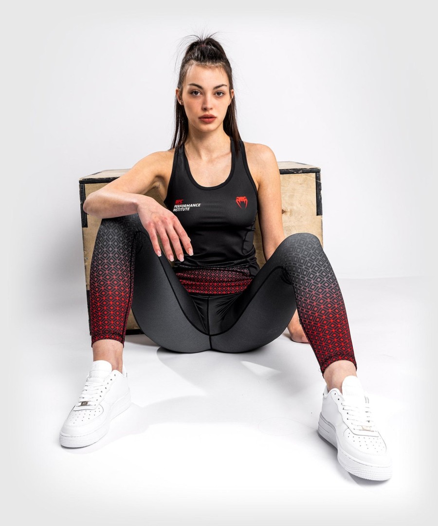 ufc venum performance institute dry tech tanktop – für damen – schwarzrot