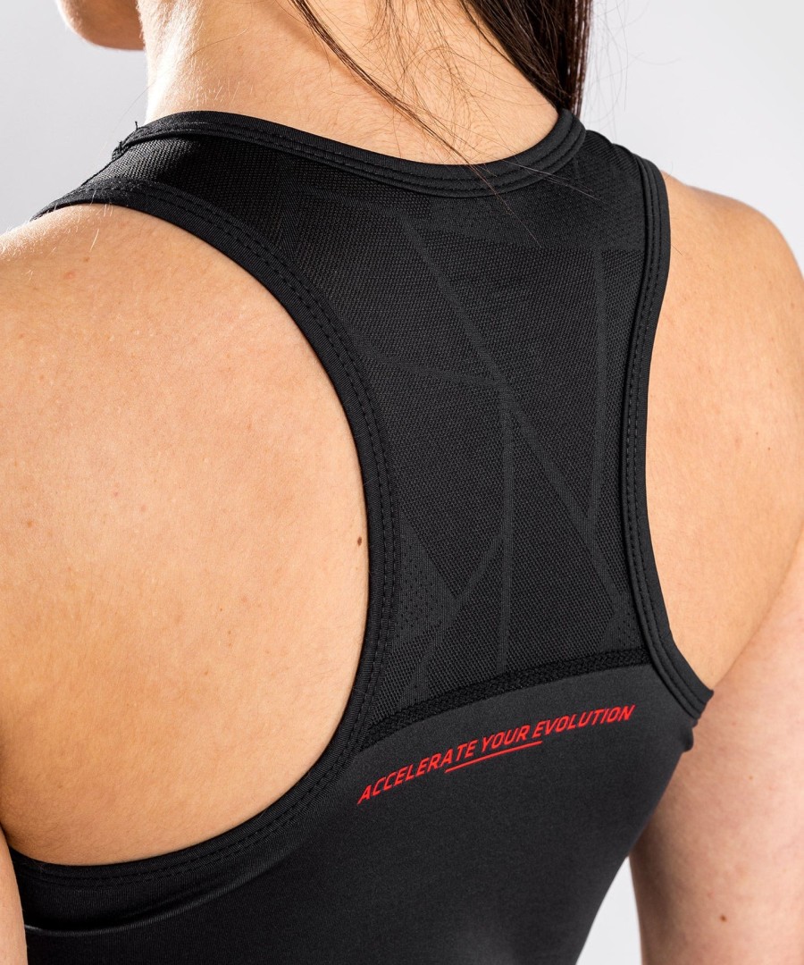 ufc venum performance institute dry tech tanktop – für damen – schwarzrot