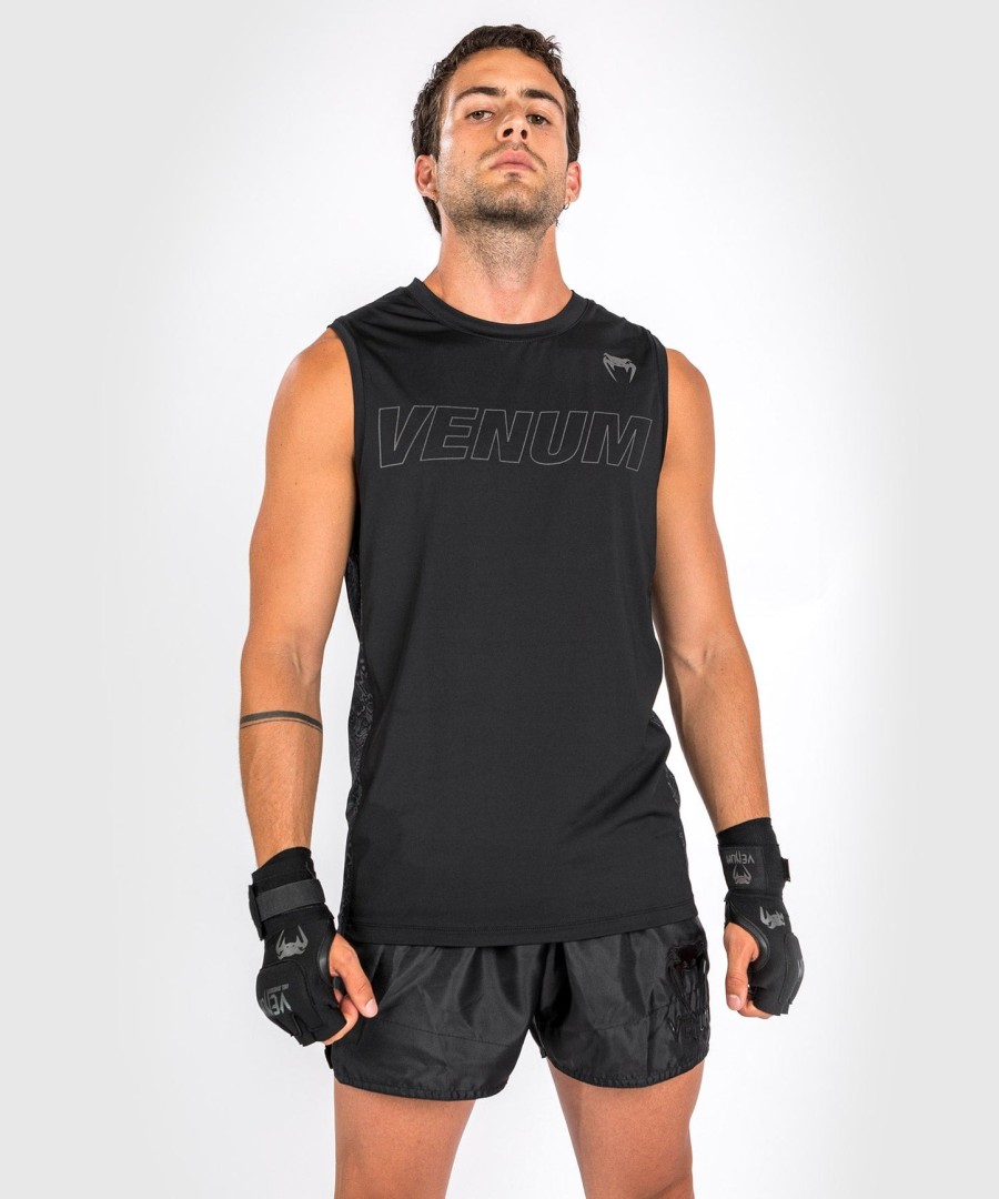venum classic evo dry tech tanktop - schwarzschwarz reflektierend