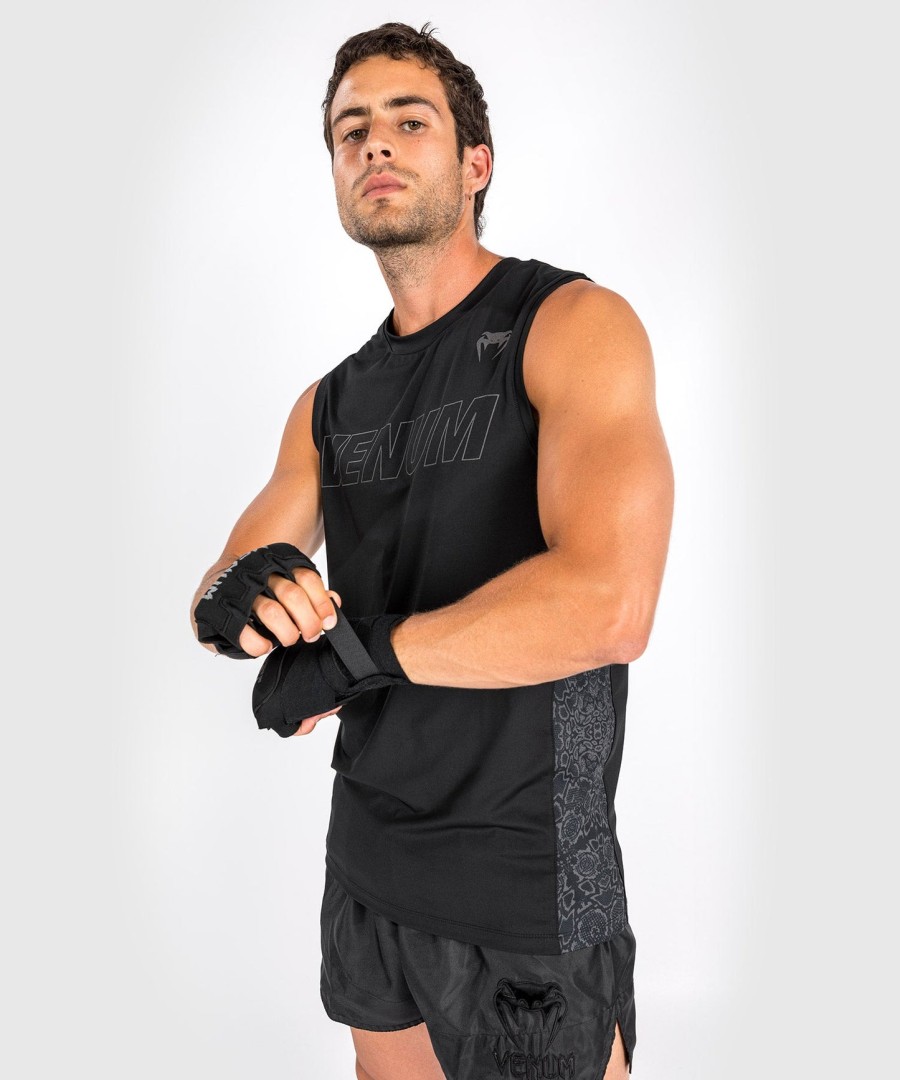 venum classic evo dry tech tanktop - schwarzschwarz reflektierend