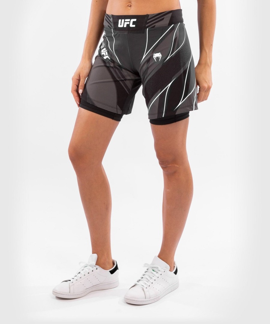 ufc venum authentic fight night damenshorts – lange passform – schwarz