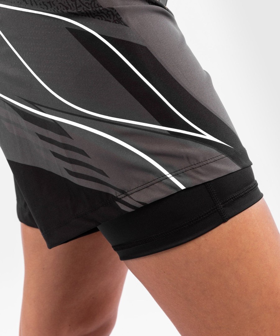 ufc venum authentic fight night damenshorts – lange passform – schwarz