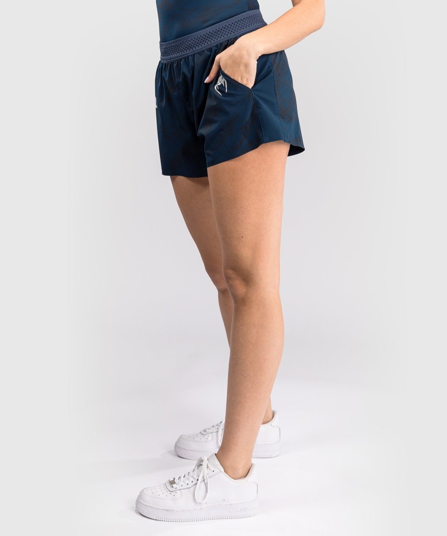 ufc fusion by venum fight week frauen performance short - ozeanblau