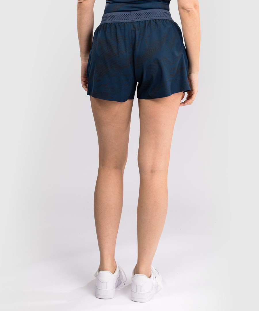 ufc fusion by venum fight week frauen performance short - ozeanblau
