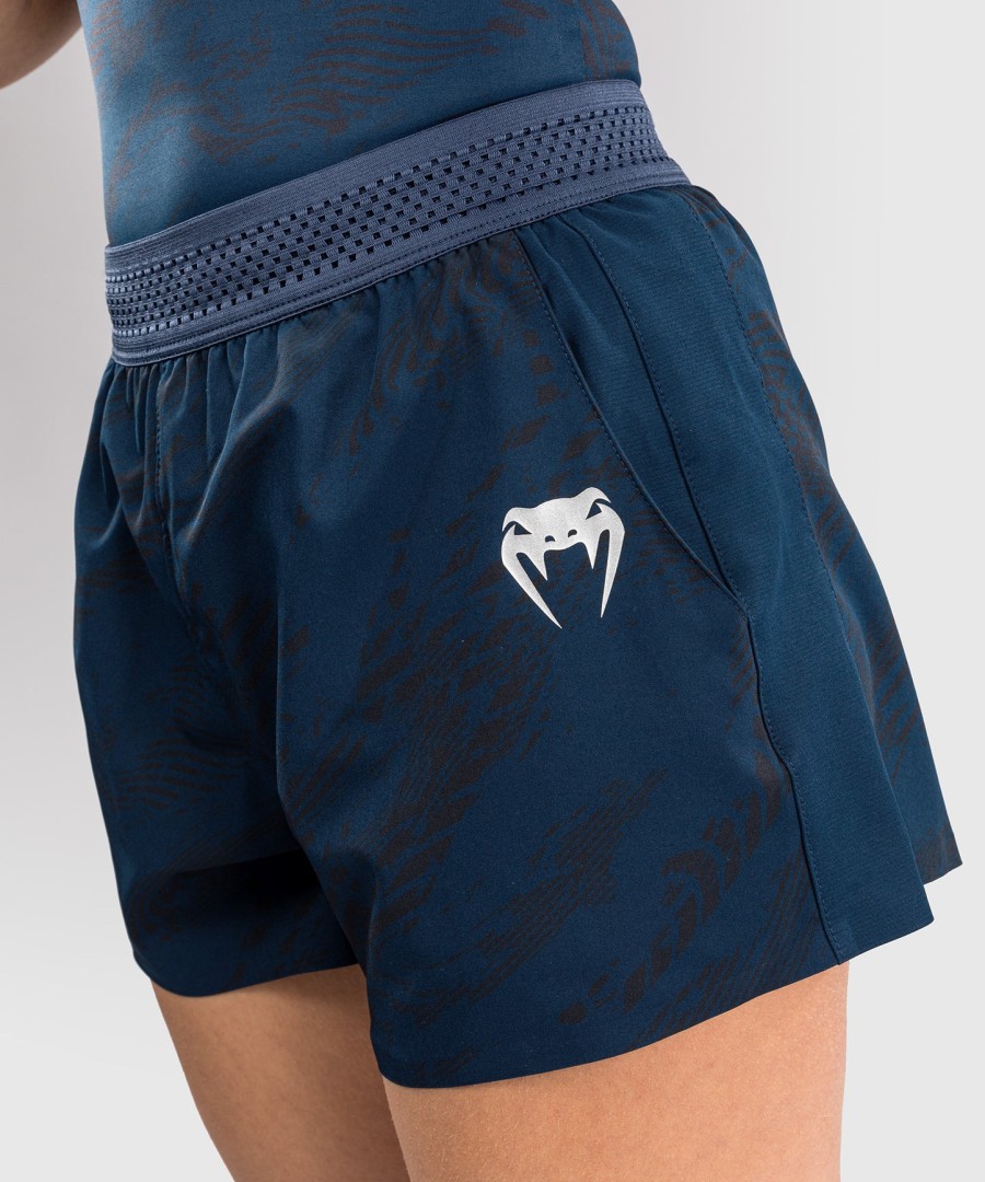 ufc fusion by venum fight week frauen performance short - ozeanblau
