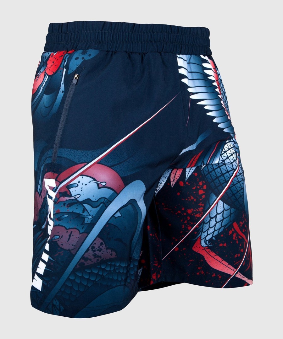 venum rooster trainingsshorts – marineblauorange