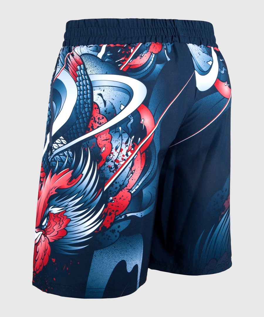 venum rooster trainingsshorts – marineblauorange