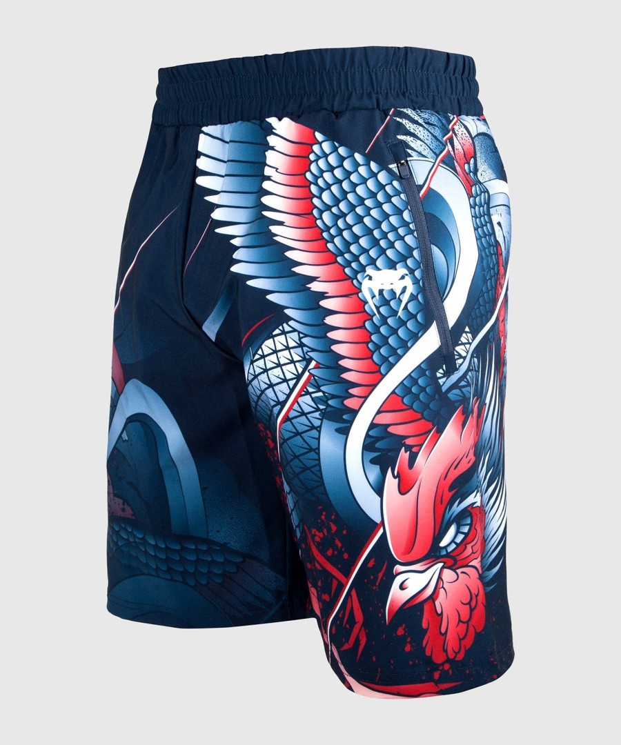 venum rooster trainingsshorts – marineblauorange