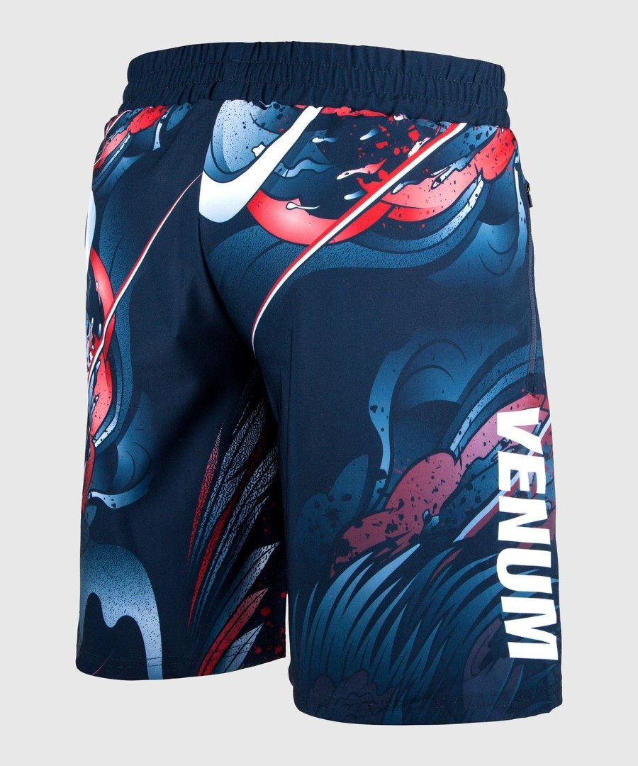 venum rooster trainingsshorts – marineblauorange