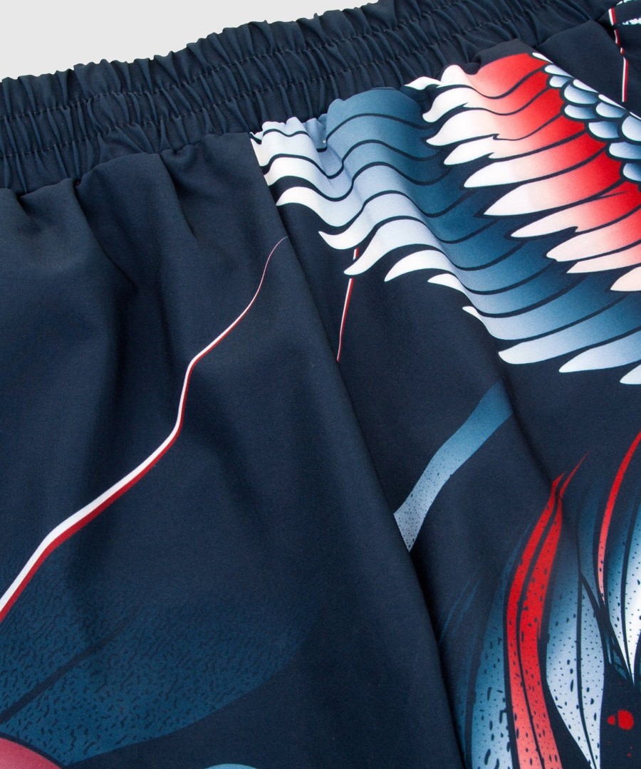 venum rooster trainingsshorts – marineblauorange