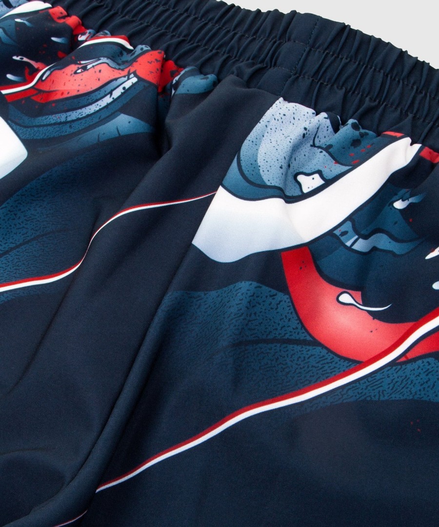 venum rooster trainingsshorts – marineblauorange