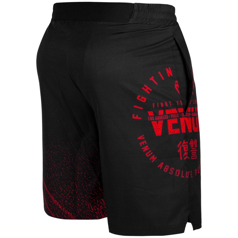 venum signature trainingsshorts – schwarzrot