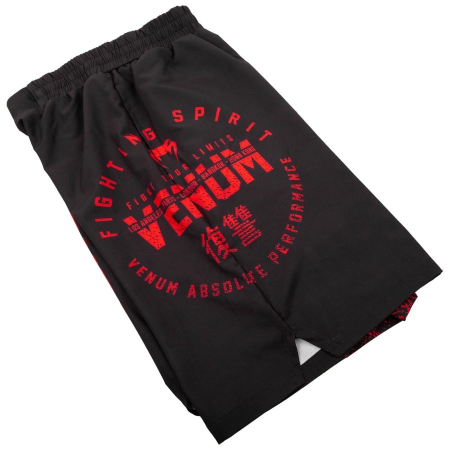 venum signature trainingsshorts – schwarzrot