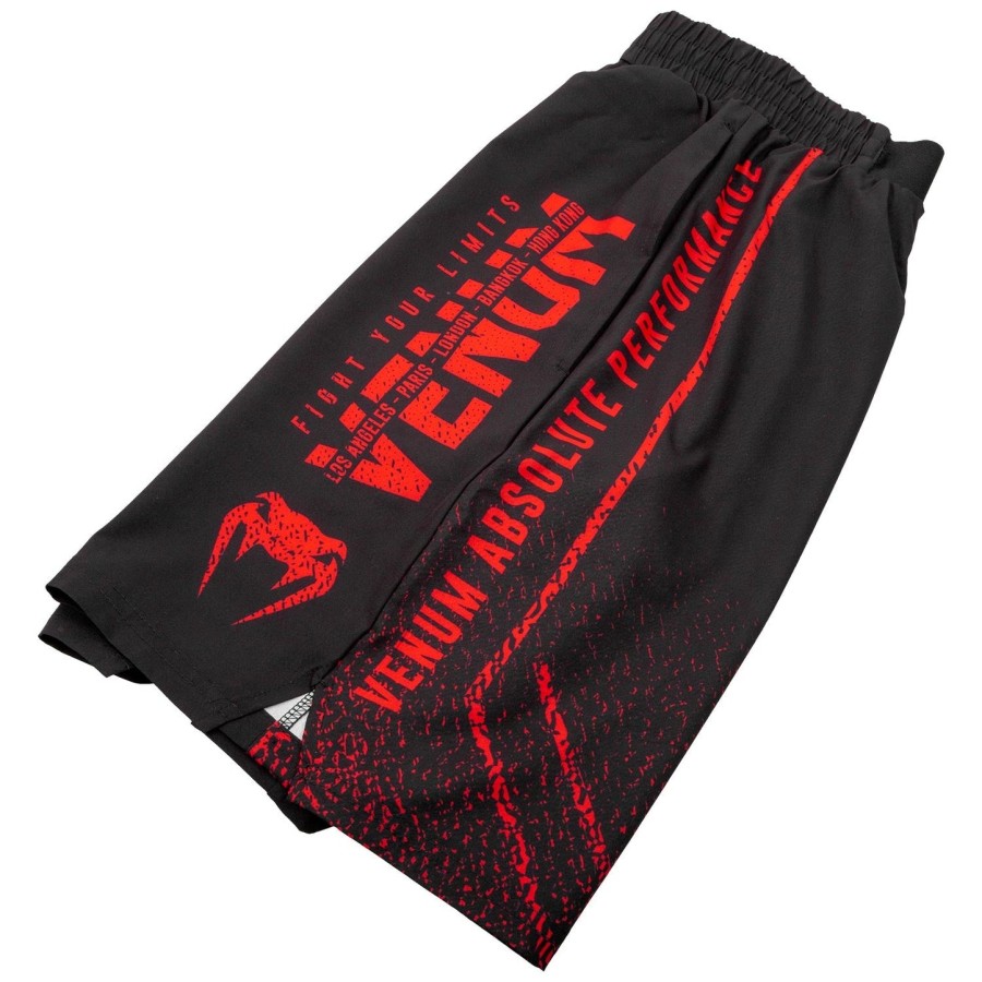 venum signature trainingsshorts – schwarzrot