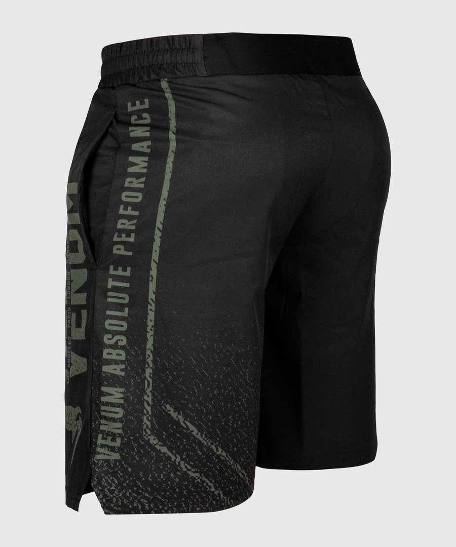 venum signature trainingsshorts – schwarzkhaki – exklusiv