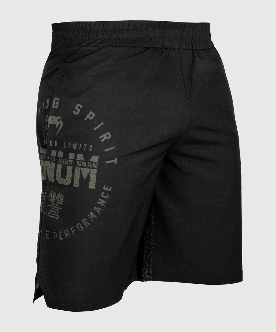 venum signature trainingsshorts – schwarzkhaki – exklusiv