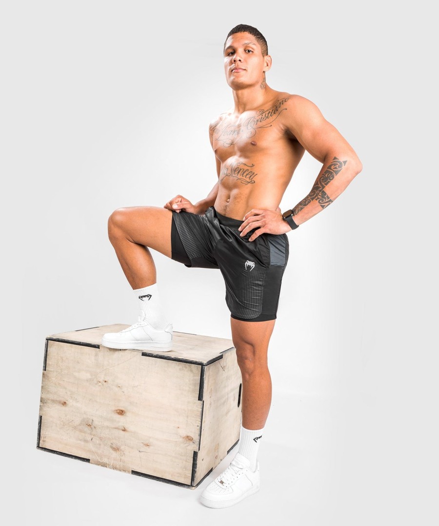 venum biomecha 2-in-1 trainingsshorts - schwarzgrau