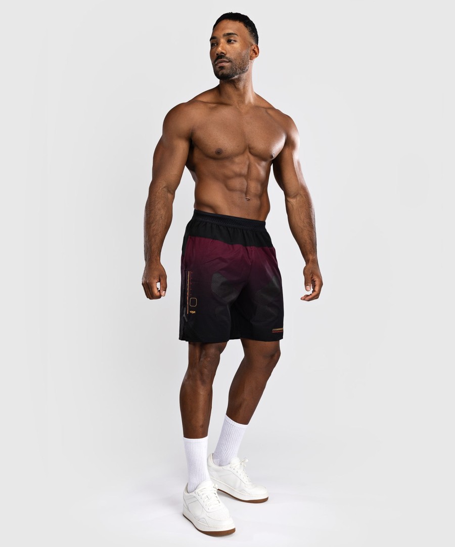 venum tactical xt trainingsshorts – schwarzburgunderrotgold