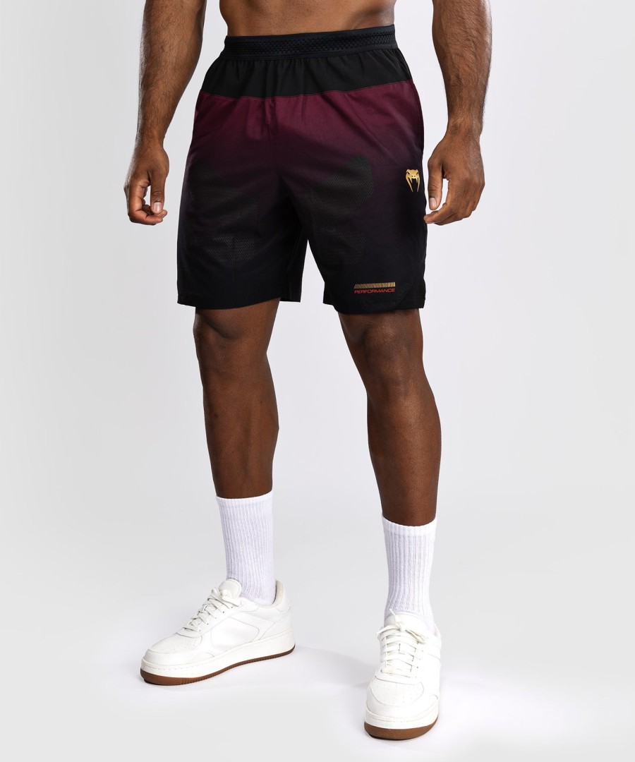 venum tactical xt trainingsshorts – schwarzburgunderrotgold